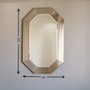 Hanah Home Espejo de Bronce A312Y